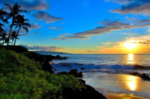 Tropical Beach sunset